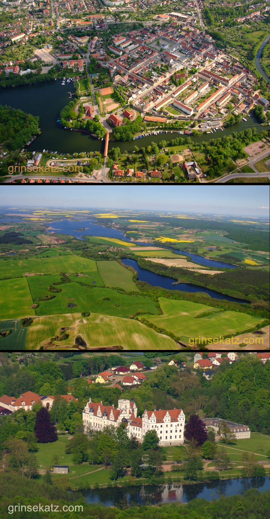 Aerial templin uckerseen boitzenburg grinsekatz