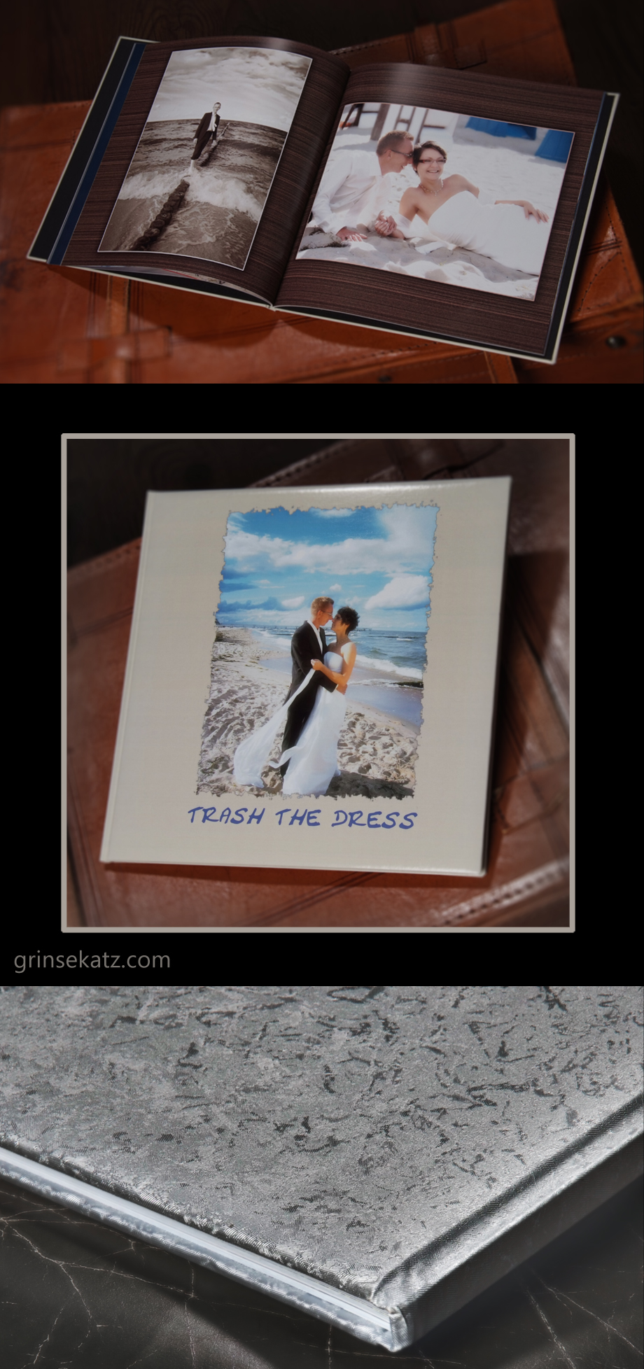 Fotobuch Hochzeit Grinsekatz