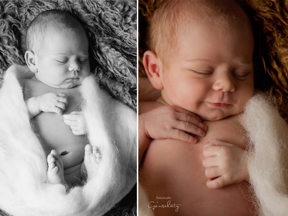 neugeborenes newborn baby fotografie photography grinsekatz